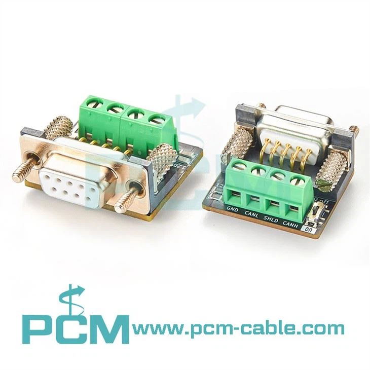Adaptador CAN D-Sub a terminals de cargol