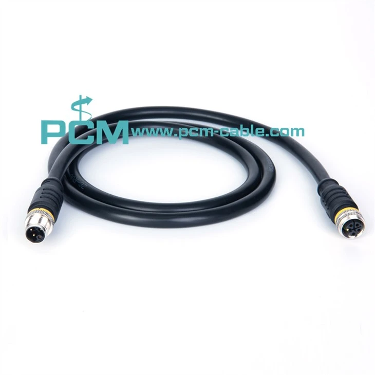 M12 L-Code Cable Assembly