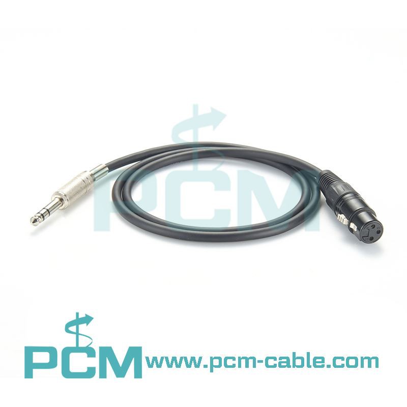 Quin cable es connecta a un micròfon?