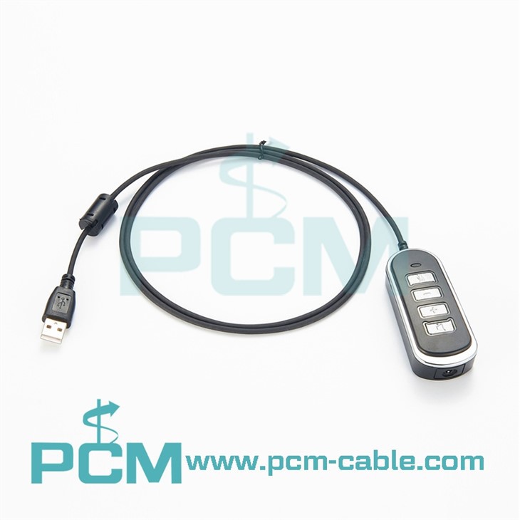 Cable adaptador d'auriculars del centre de trucades USB a Jack de 3,5 mm