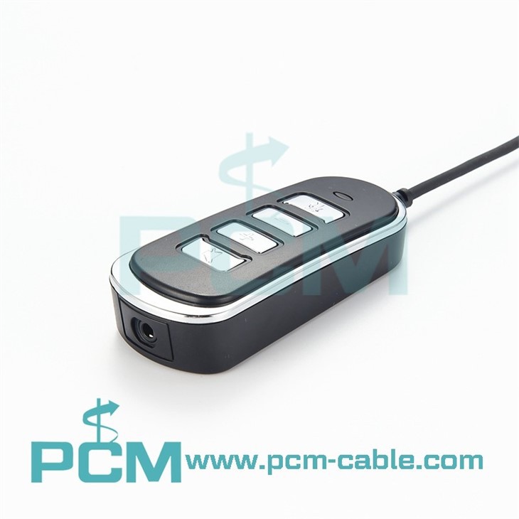 USB To 3.5mm Jack Call Center Headset Adapter Cable