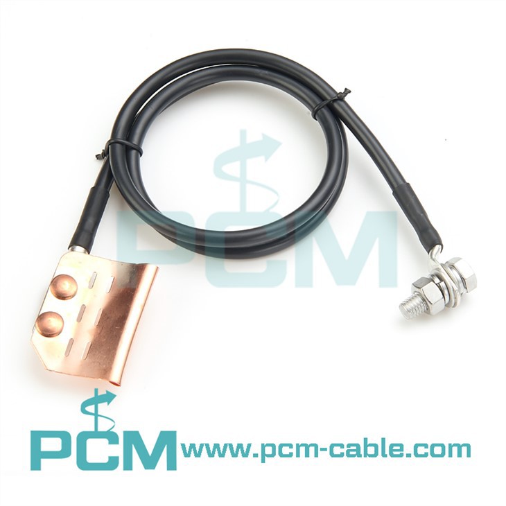 Lightning-proof earthing cable grounding kit for RRU power cable