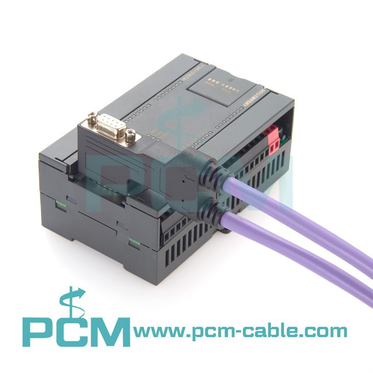 Cable de connexió PROFIBUS DP: per al connector PROFIBUS DP