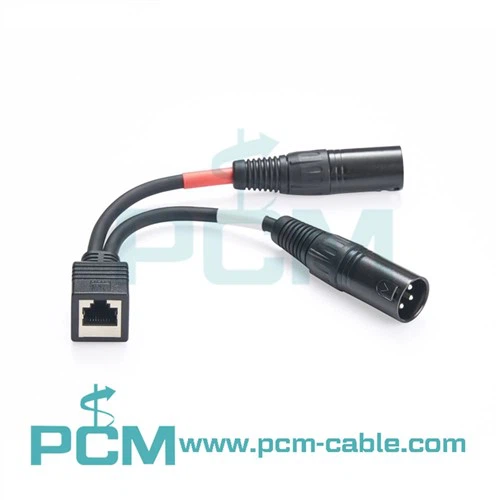Cable adaptador Axia XLR dual mascle a RJ45 femella