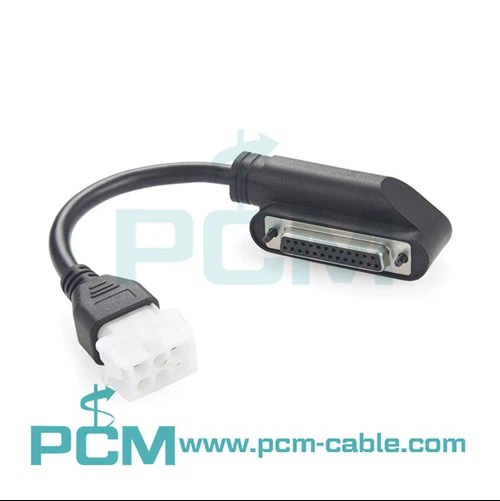 Cable d'angle recte femella DB25