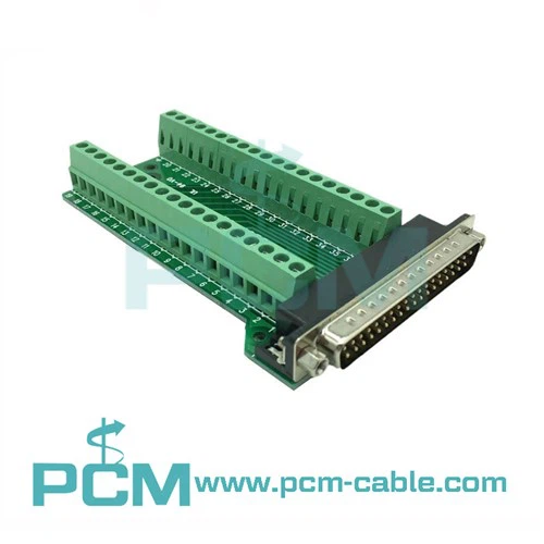 Adaptador de cargol de ruptura de terminal femella D-SUB DB37