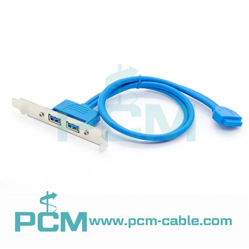 Dual USB3.0 Capçalera de 20 pins del panell a la placa base amb PCI