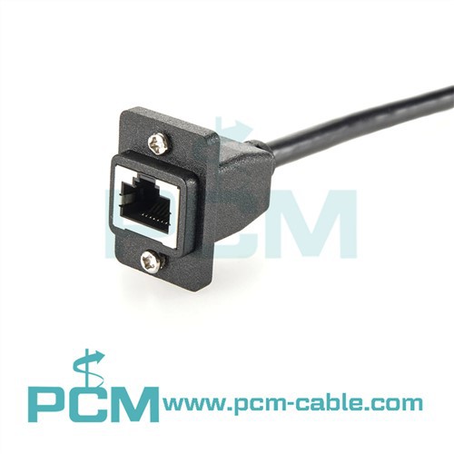 Cable de muntatge en panell RJ45 estil ECF