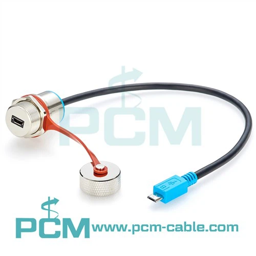 Cable impermeable IP67 blindat micro-USB
