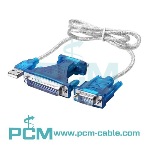 Cable adaptador USB a sèrie DB9 DB25
