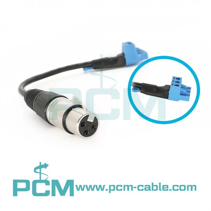 Bloc de terminals XLR PCB, pas de 5,0 mm UBX2-126-5.00-03P-4C