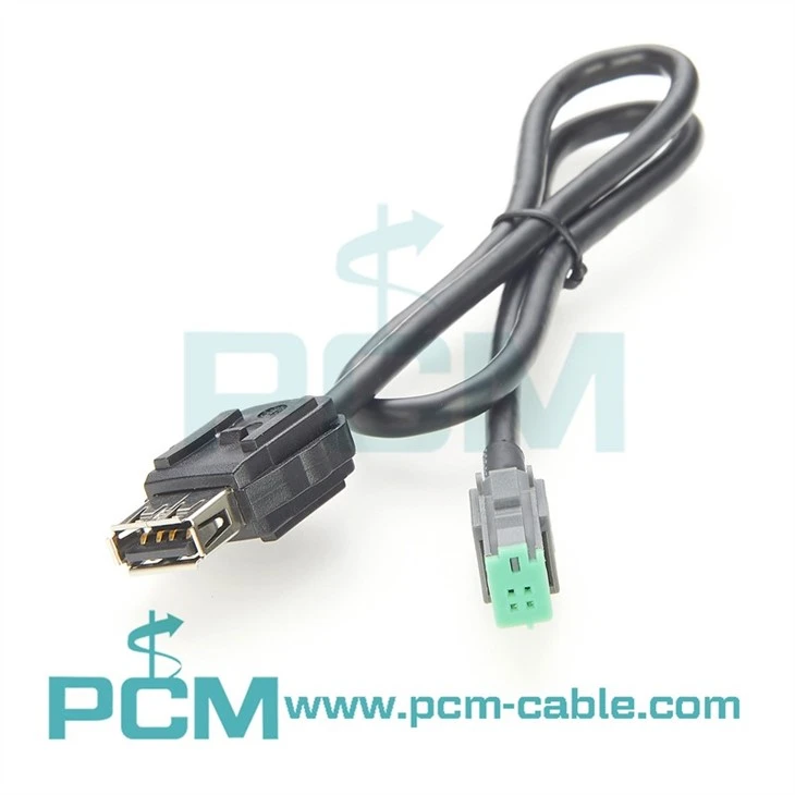 HSD LVDS Cable HRS Hirose GT17 4 Pin Connector