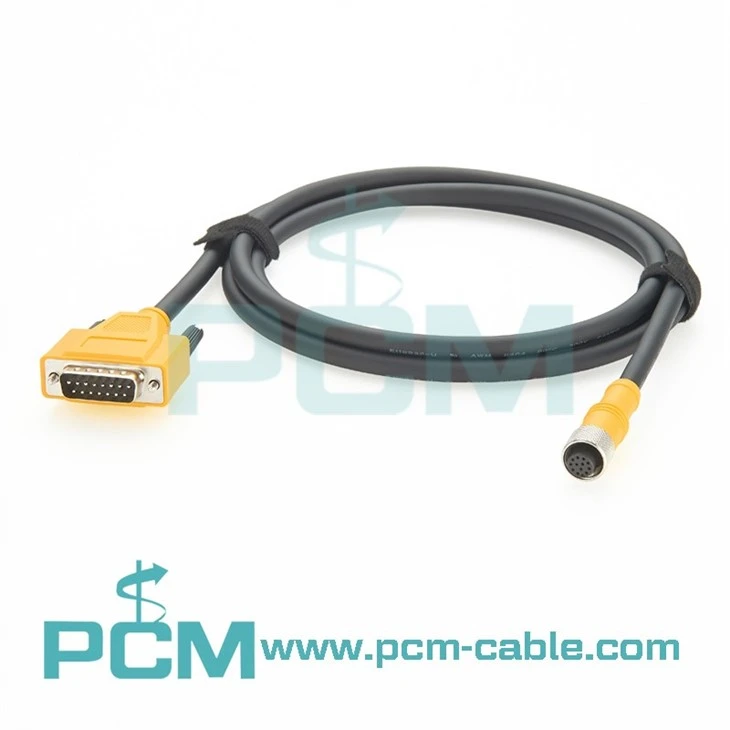 IO Module Cable M12-12 to DB15 for In-Sight 9000 Series Vision System
