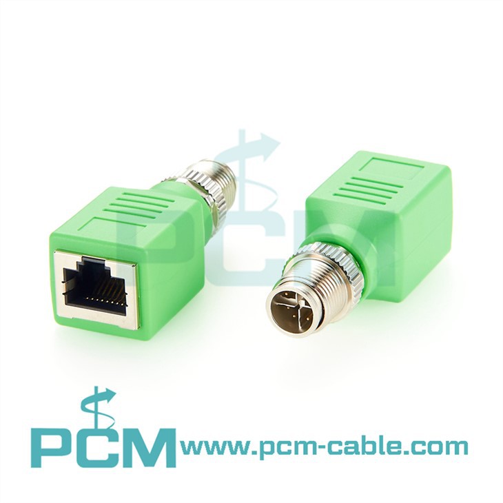 M12 X-Code To RJ45 Adapter