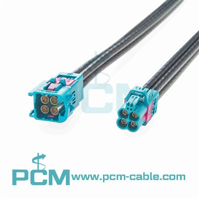 Jack de port de Codi de Codi Z de HFM Fakra-Mini per connectar el muntatge de cable