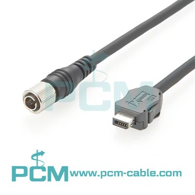 Cap de sensor cap a un amplificador cable robòtic alt-flex per al sensor de visió