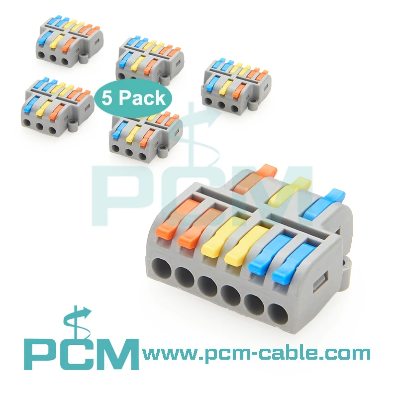 3 in 6 out Lever Wire Connectors 3 in 6 out Lever Wire Connectors