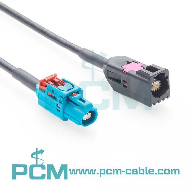 Vehicle Ethernet wiring harness GEMnet female to male cable Vehicle Ethernet wiring harness GEMnet female to male cable