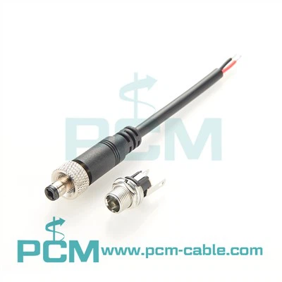 DC 5,5 mm × 2,1 mm de tauler de bloqueig de fils de bloqueig