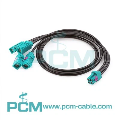 Gmsl 2 1- a -4 cable fakra masculí a femení