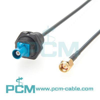 Panel Mount Fakra a SMA Cable ALTA VELOCITATS ASSEMBLES DE CABLE